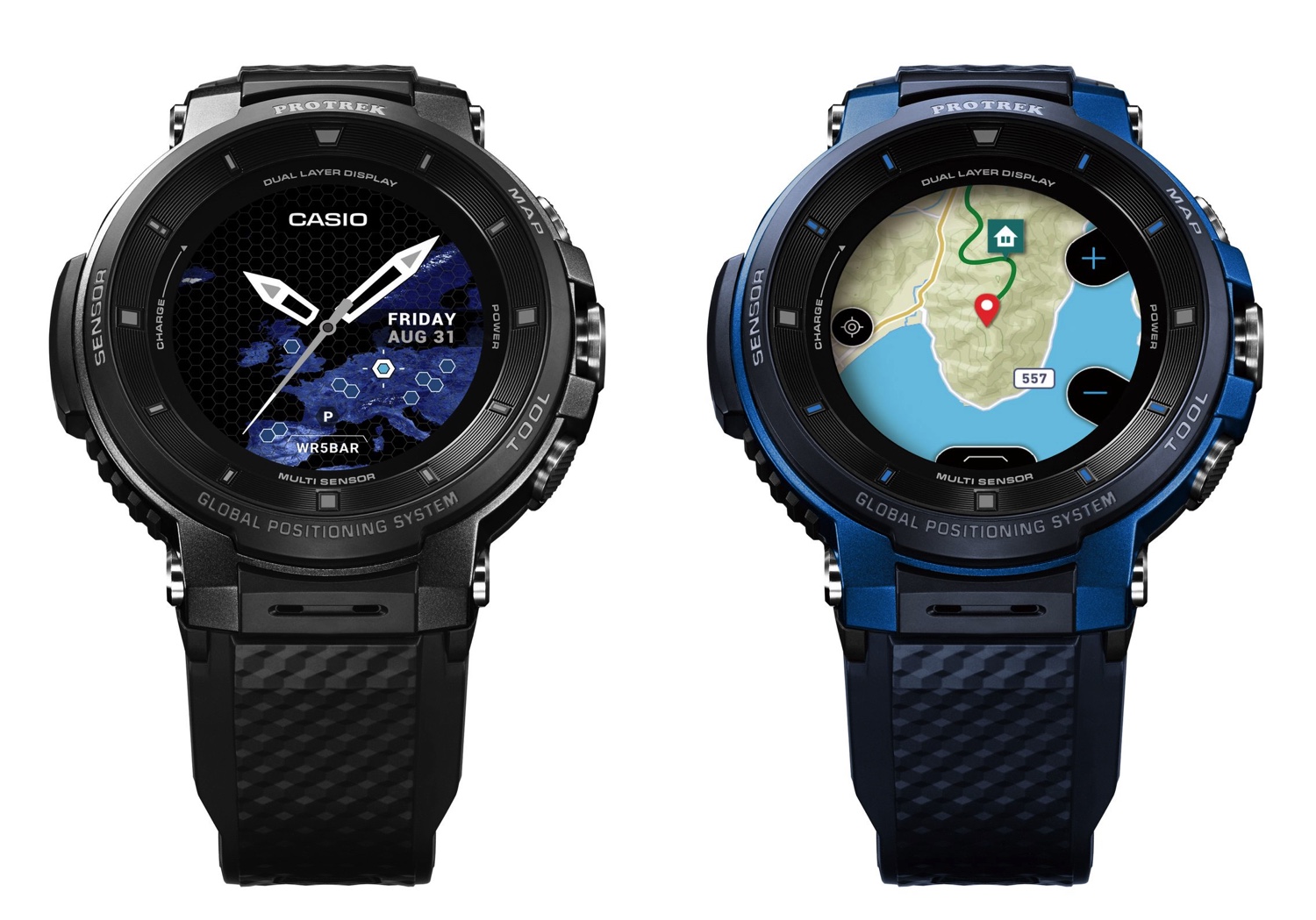 gps watch with map display