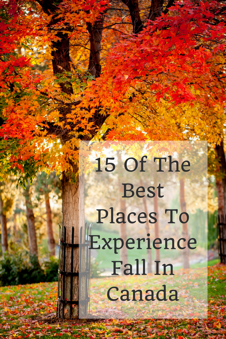 best place to visit in canada during fall