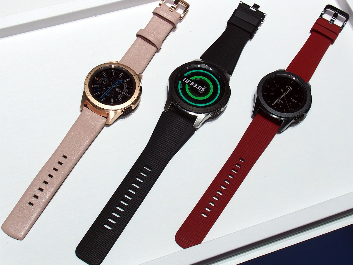 Galaxyイベント会場で、Galaxy Watchも隅々チェック。強化点は主にソフト面 - Engadget 日本版