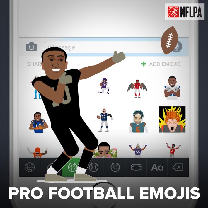 nfl touchdown emoji