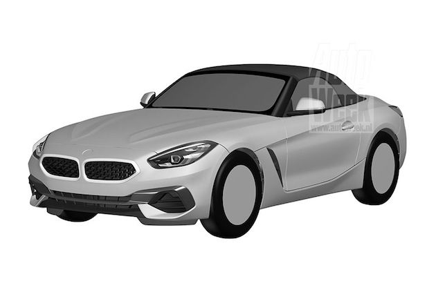 新型BMW「Z4」市販モデルの意匠登録画像が流出！