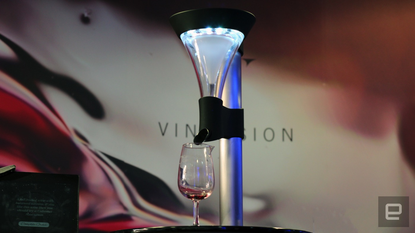 Vinfusion wine robot blends a glass based on your taste