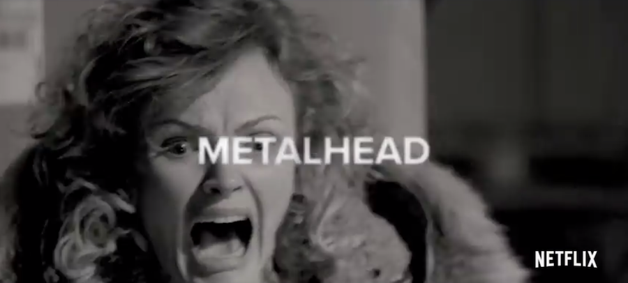 black mirror metal head