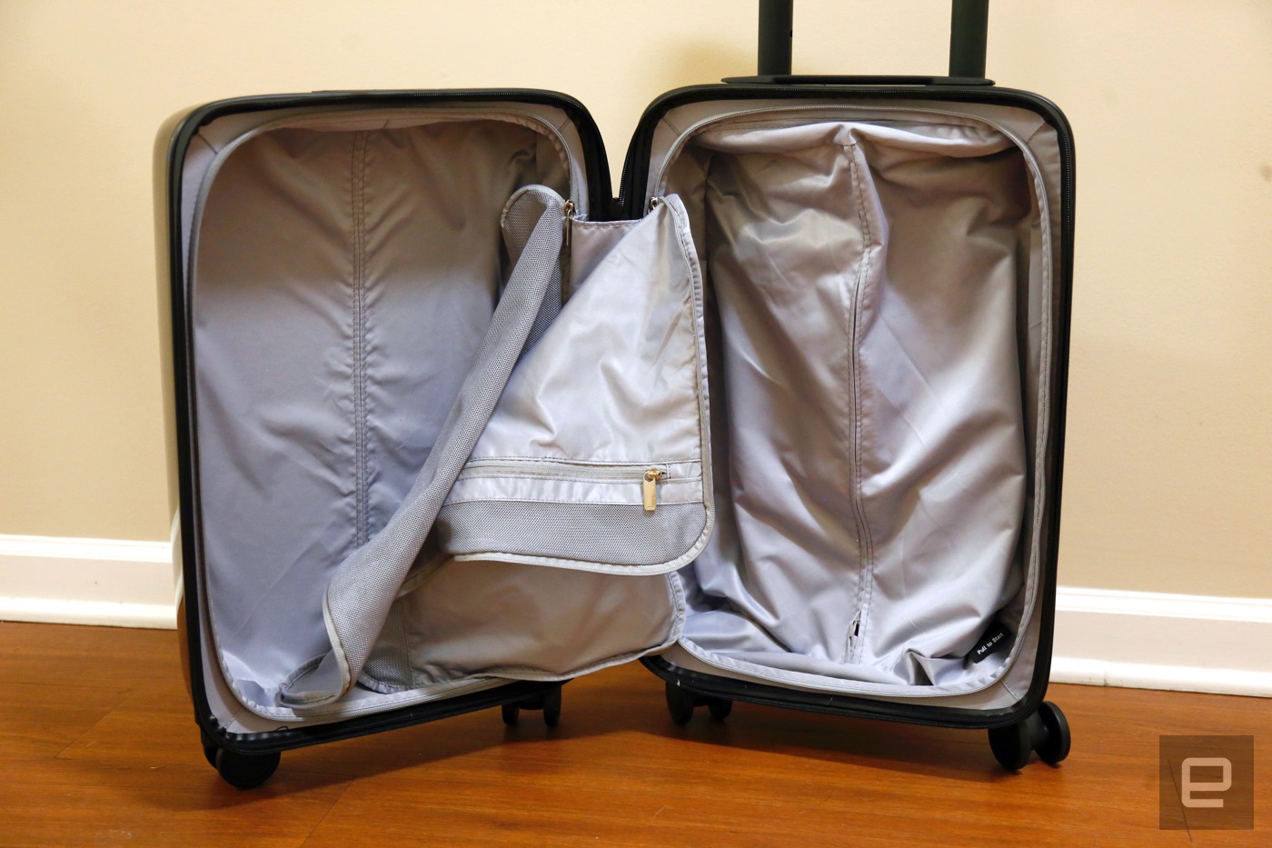 Raden's connected carry-on is sleek and smart, but cramped