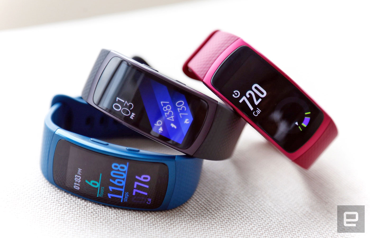 With the Gear Fit 2, Samsung tries again at workout wristbands