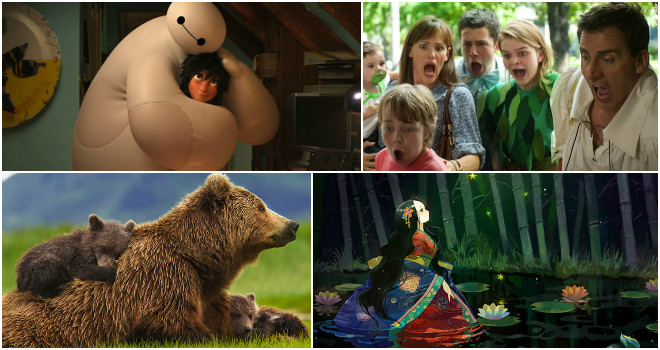 What were some of the top-rated movies of 2014?
