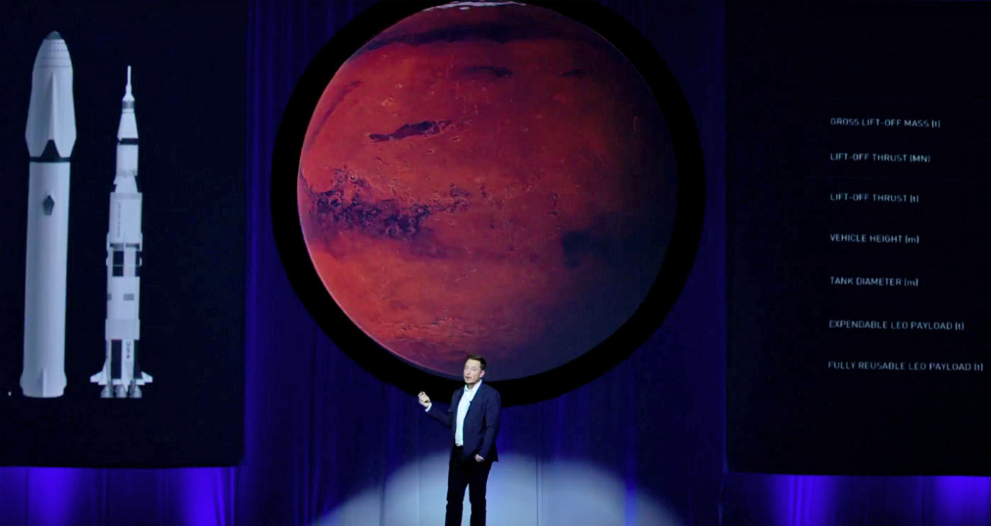 musk mars elon spacex plan colonize mission credit grand venus nasa survive neil armstrong