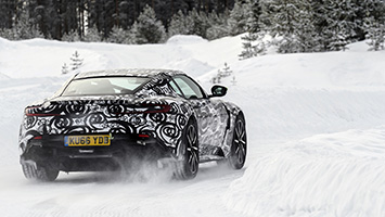 2019 Aston Martin Vantage Cold Weather Testing