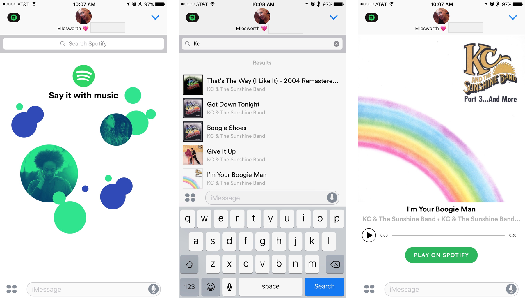 Spotify Makes It Even Easier To Share Music With New iMessage Integration