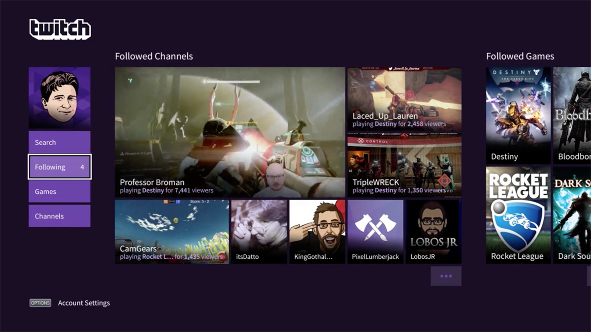 Twitch Finally Gets A Proper Ps4 Streaming App Engadget