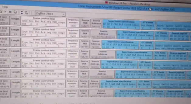 This is what the traffic-control system data looks like as it flows across Cesar Cerrudo's computer. (Photo: YouTube).
