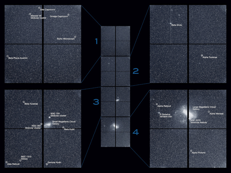 Nasa revela primeira imagem feita pelo Tess, seu caçador de exoplanetas