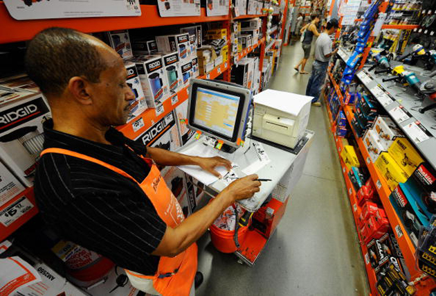 home depot cash register