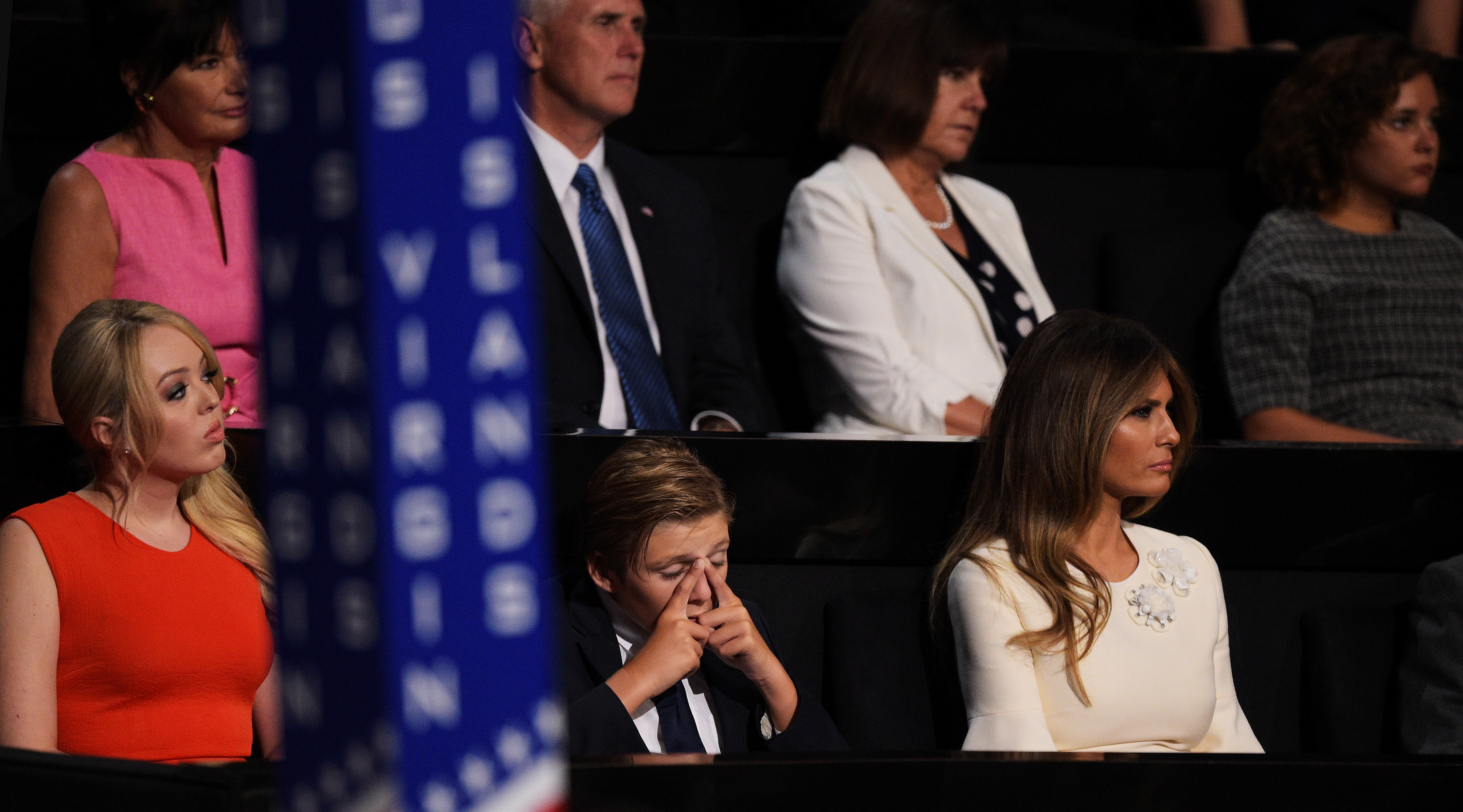 Did Barron Trump Roll His Eyes When Dad Donald Trump Talked About