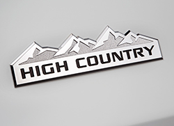 Chevy High Country badge