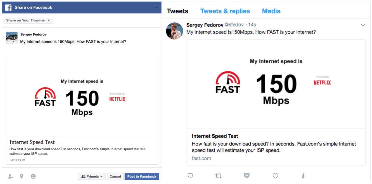 internet speed test netflix