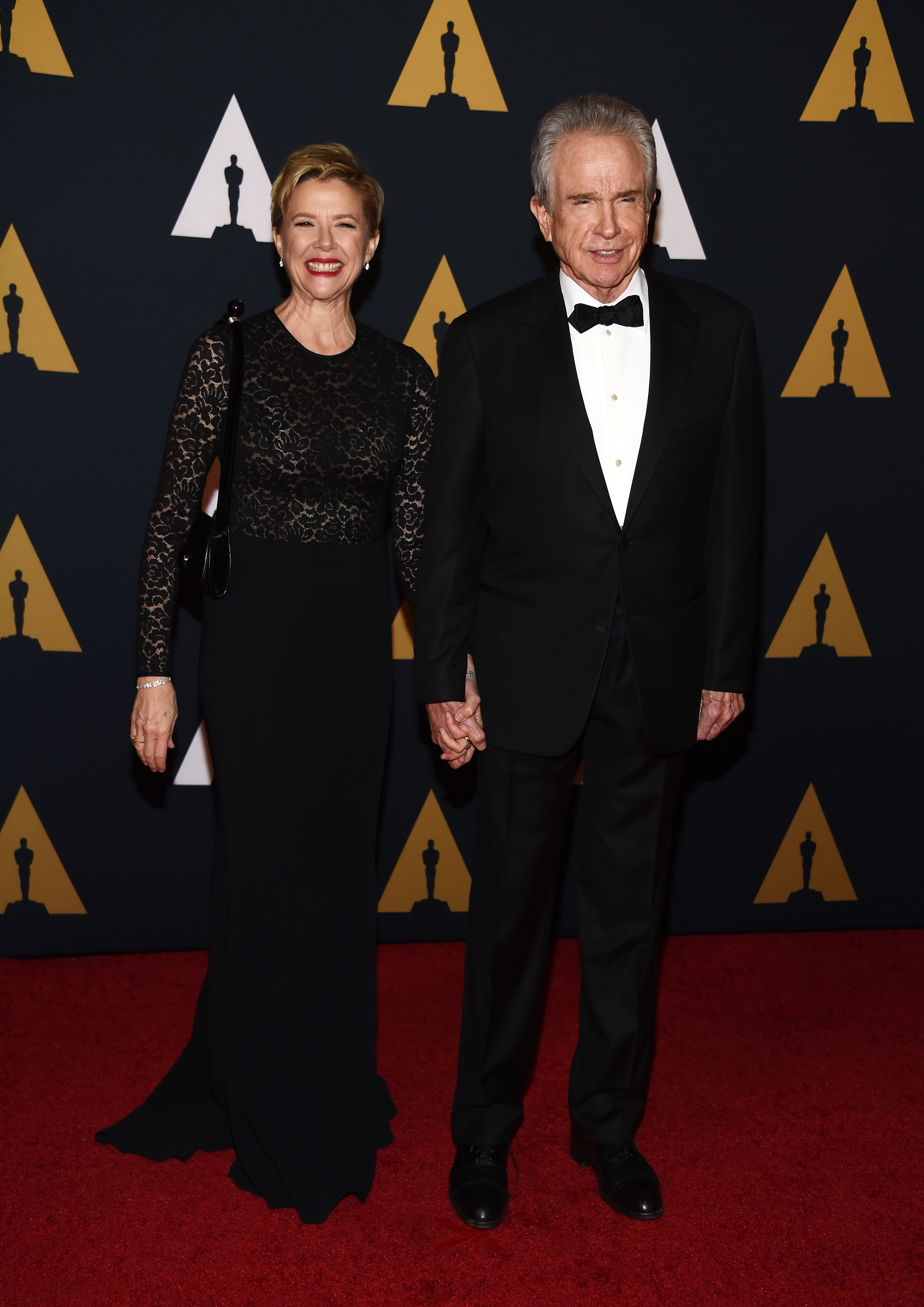 OnlyOnAOL: Warren Beatty swoons over his wife Annette Bening - AOL ...