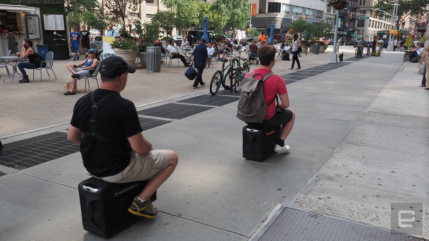 motorized luggage bag