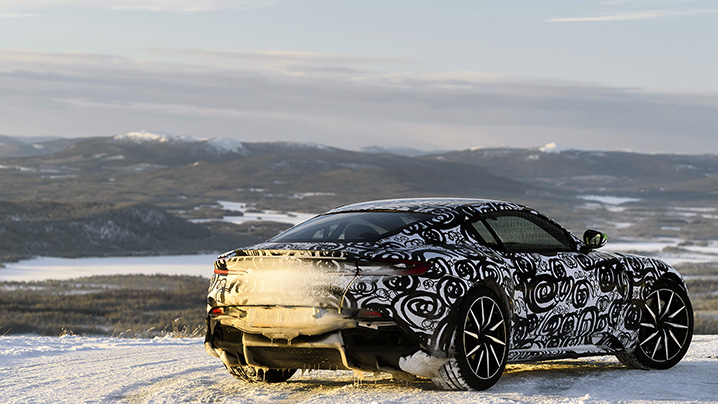 2019 Aston Martin Vantage Cold Weather Testing