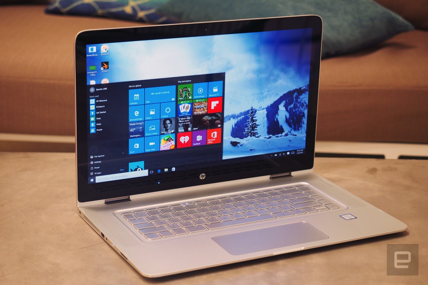 HP's 15-inch Spectre x360: Come for the screen, stay for ...
