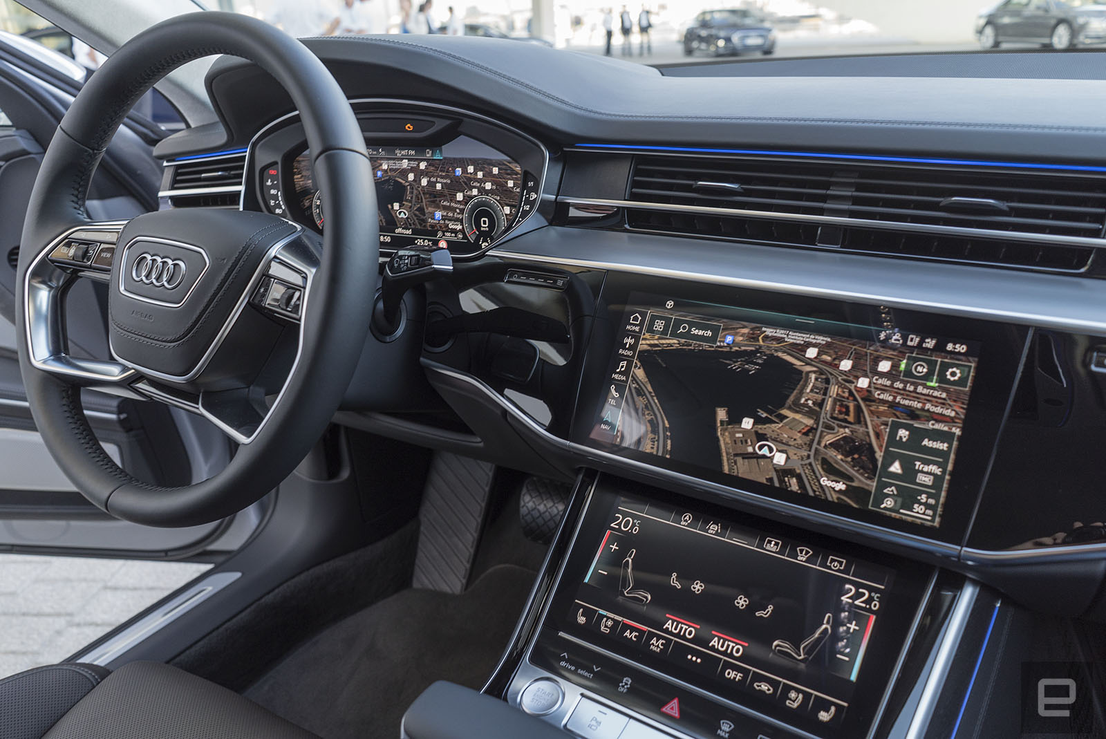 Audi S Flagship A8 Has An Overwhelming Amount Of Tech Engadget