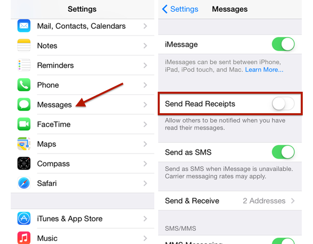 how to turn off imessage without iphone
