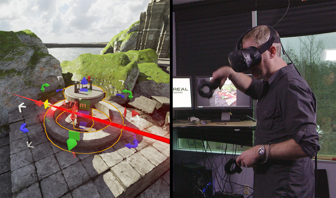 Create VR Experiences Within VR Itself Using Unreal Engine