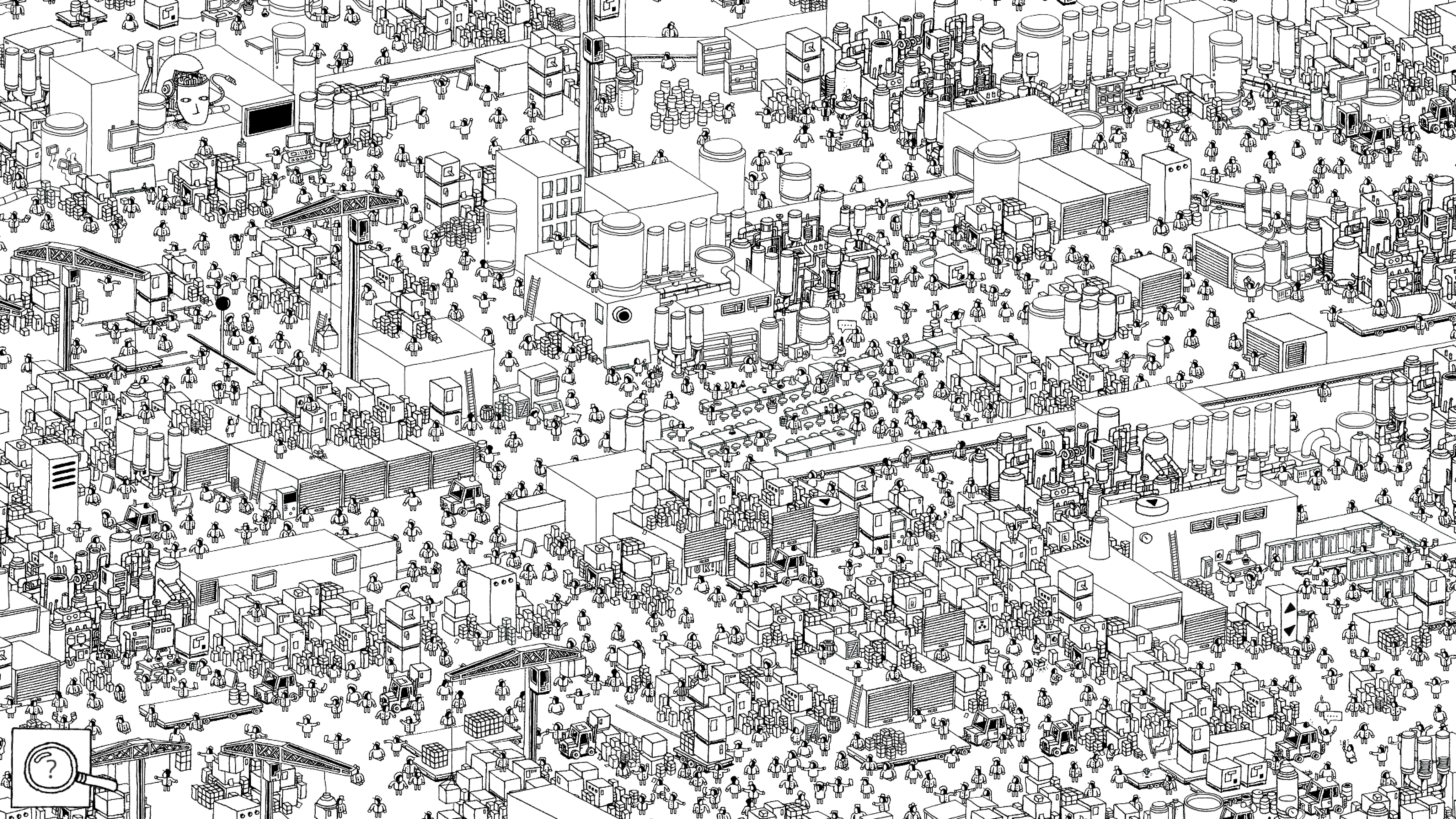 If you love adult coloring books, you'll enjoy 'Hidden Folks'
