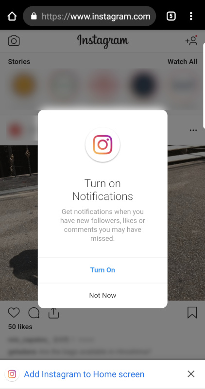 Instagram pushes notifications to Lite and web versions