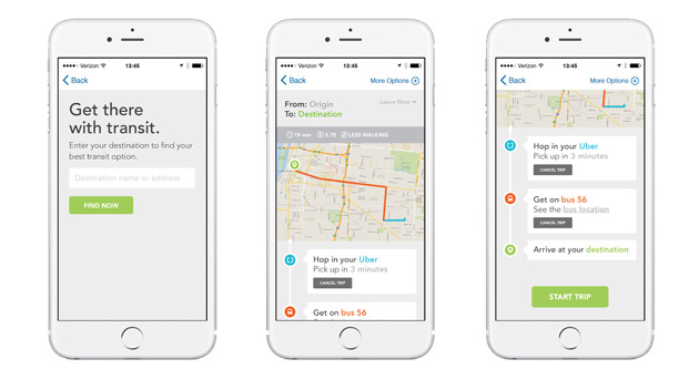 Uber's latest app partnership helps you catch the bus