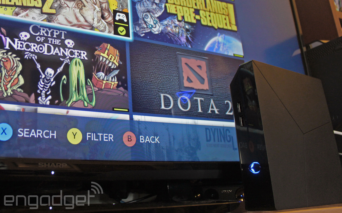 Alienware Steam Machine Review A Gaming Pc For Your Living Room Engadget