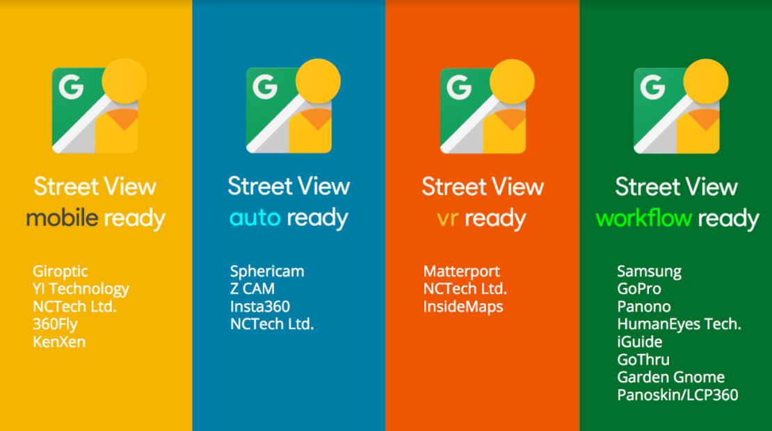 Google's Street View ready certifications