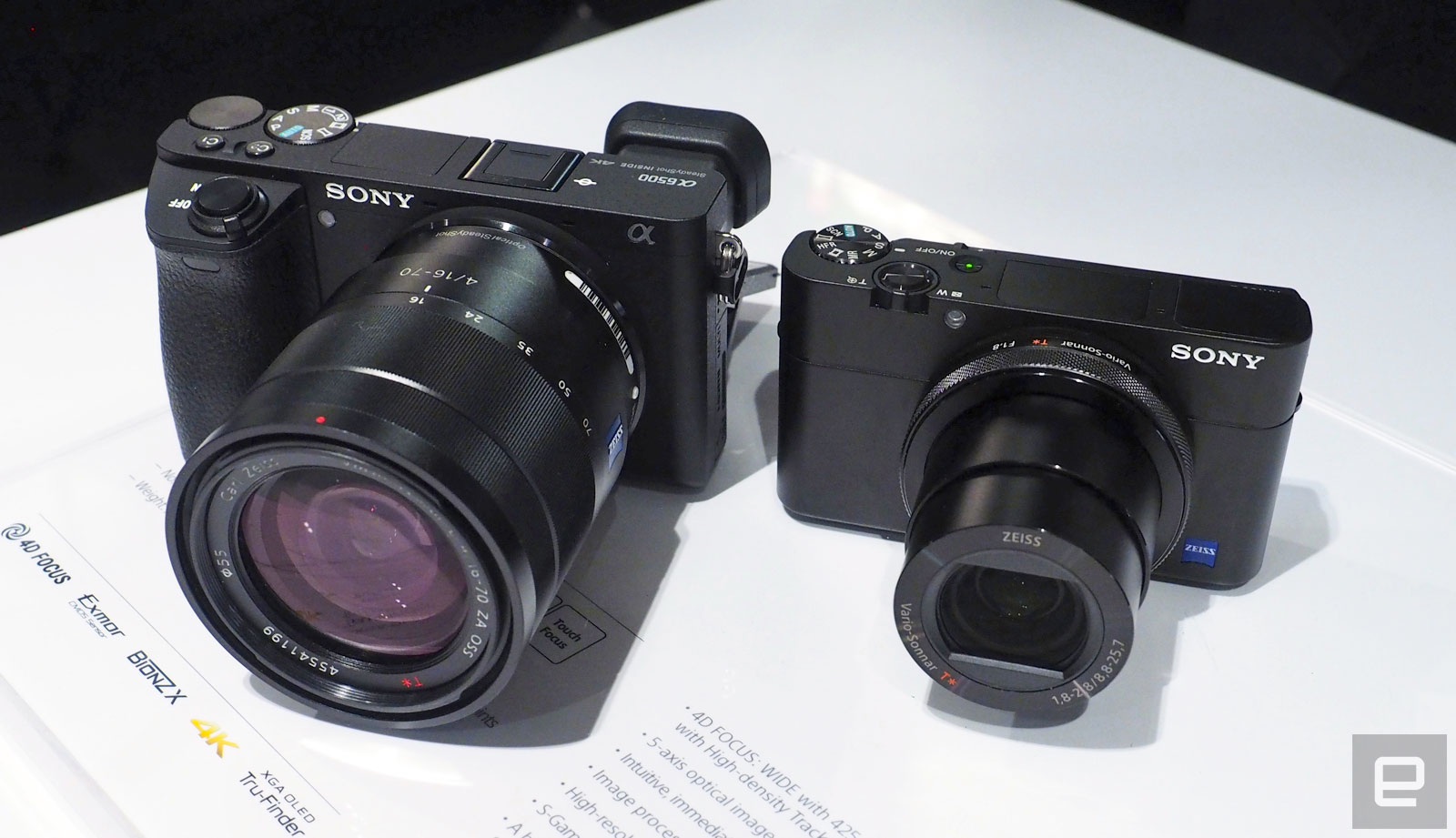 Sony's new A6500 and RX100 V cameras are all about speed