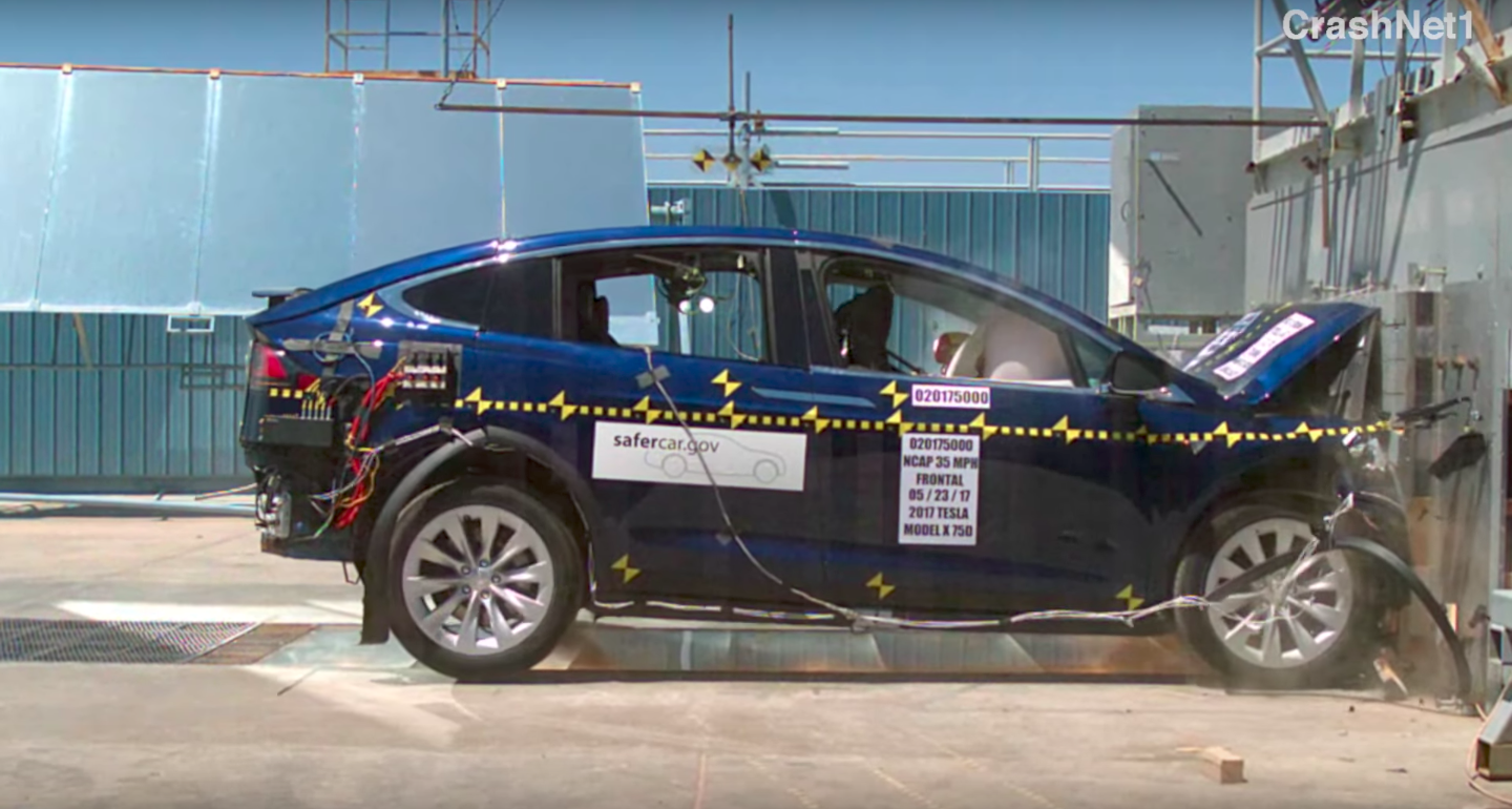 Tesla Model X Earns A Perfect Nhtsa Safety Rating Engadget