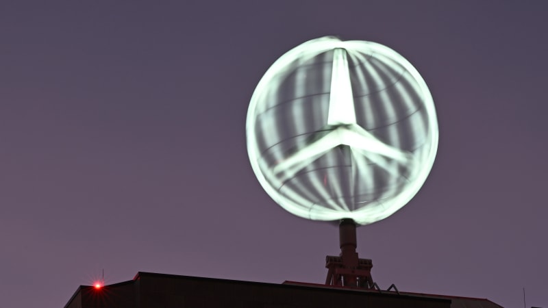 mercedes star on former headquarters to be dismantled