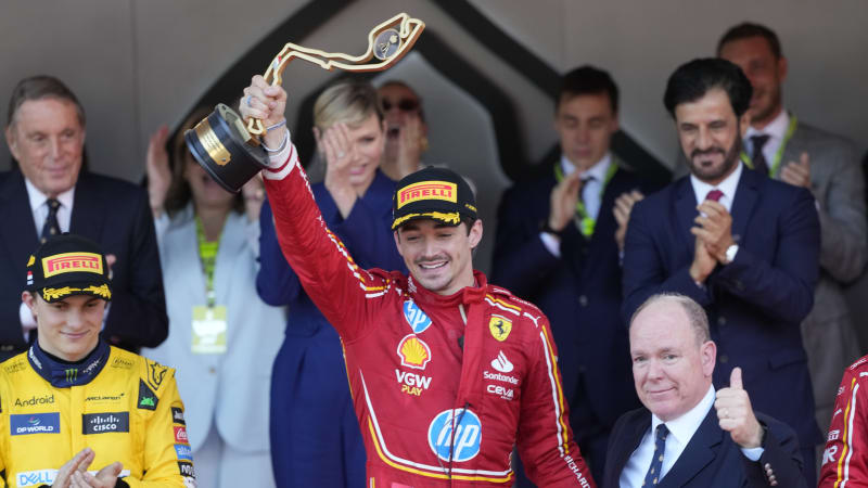El piloto de Ferrari Leclerc logra la victoria en casa en el Gran Premio de Fórmula 1 en Mónaco