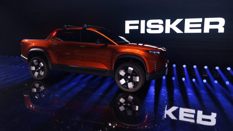 fisker shows off its electric pickup truck