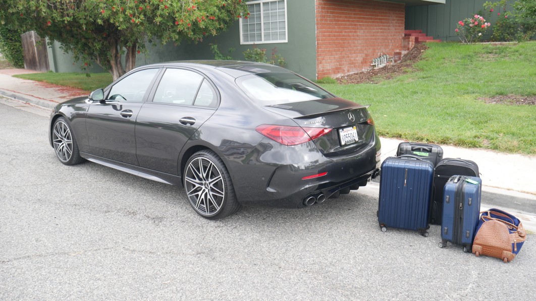 Mercedes-Benz C-Class Luggage Test: How big is the trunk? - Autoblog