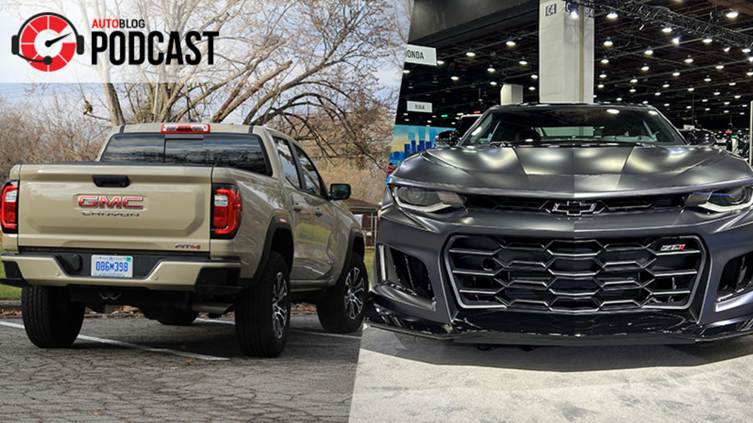 Driving the GMC Canyon, and pour one out for the Camaro | Autoblog Podcast #812