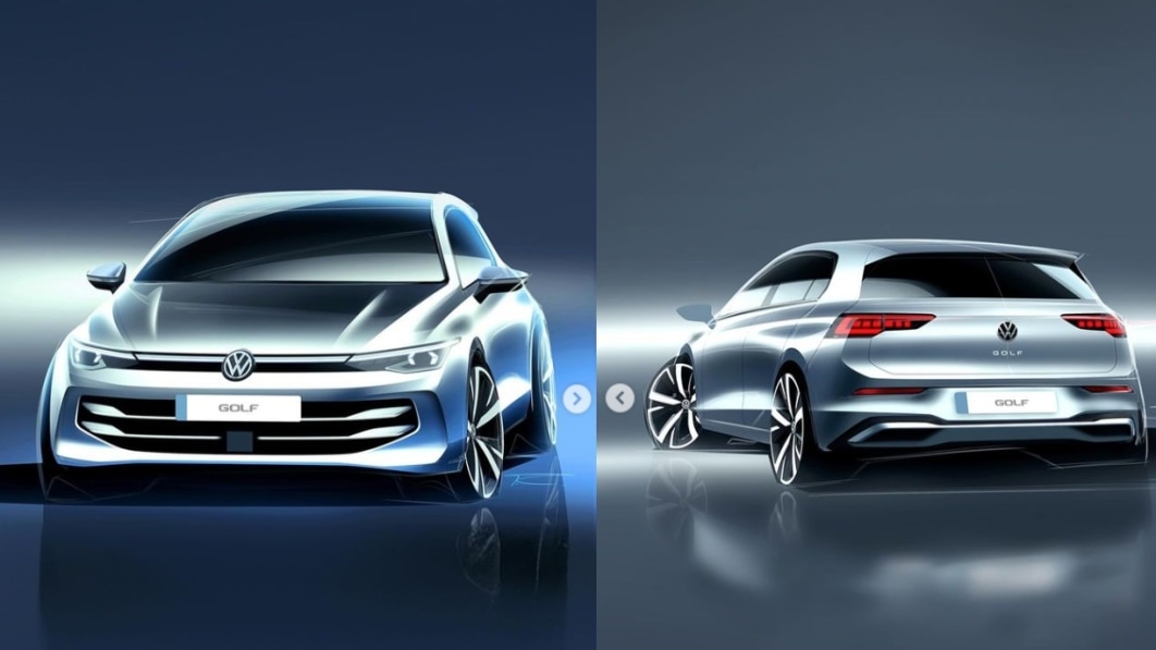 Updated Volkswagen Golf previewed with design sketches - Autoblog