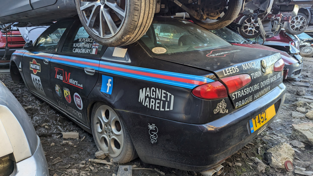 Gema del depósito de chatarra: Alfa Romeo 166 1999, edición Screwball Rally