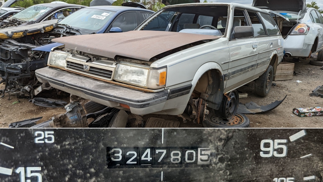 Joya del depósito de chatarra: Subaru GL 4WD Wagon 1987 con 324,000 millas