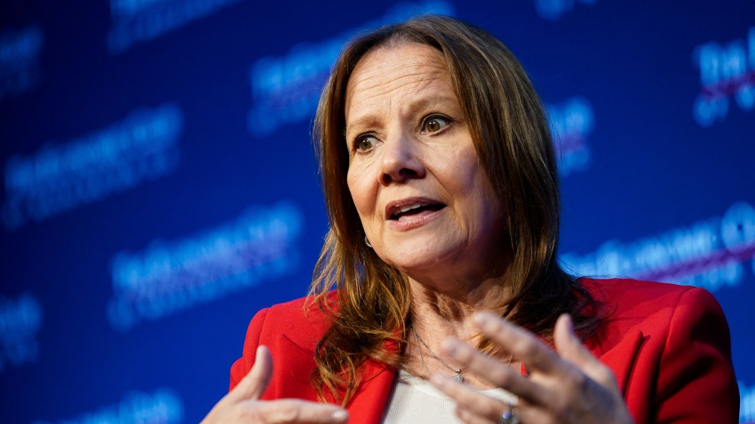 general motors chair and ceo mary barra participates in an economic club of washington discussion in washington