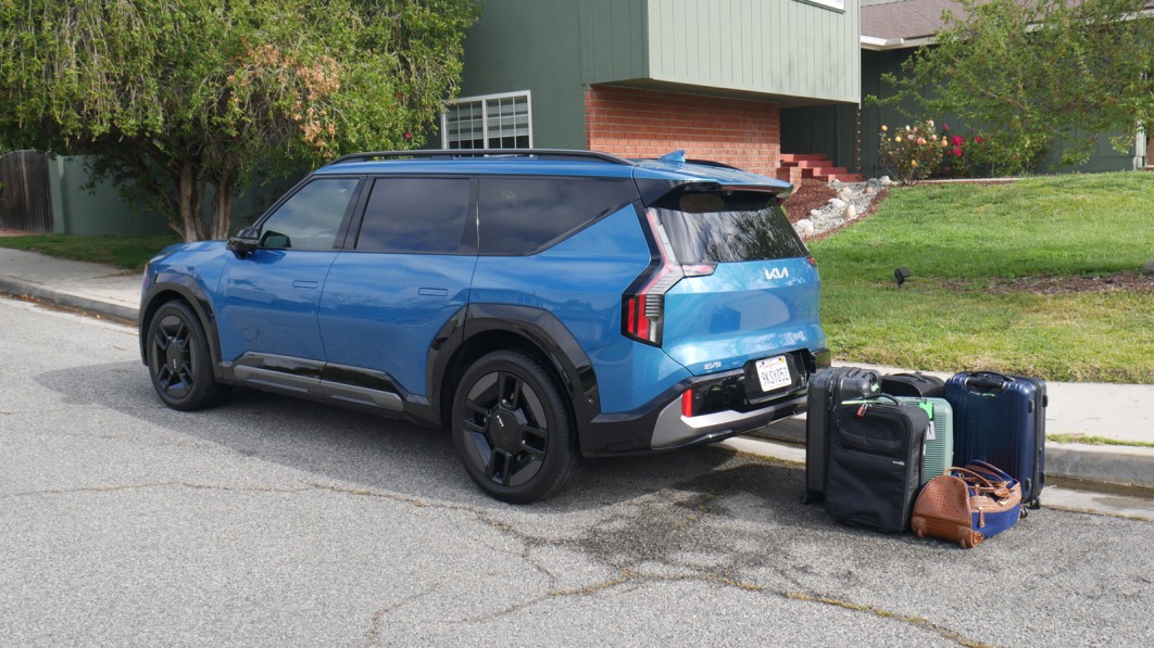 photo of Kia EV9 Luggage Test: How much fits behind the third row (and frunk)? image