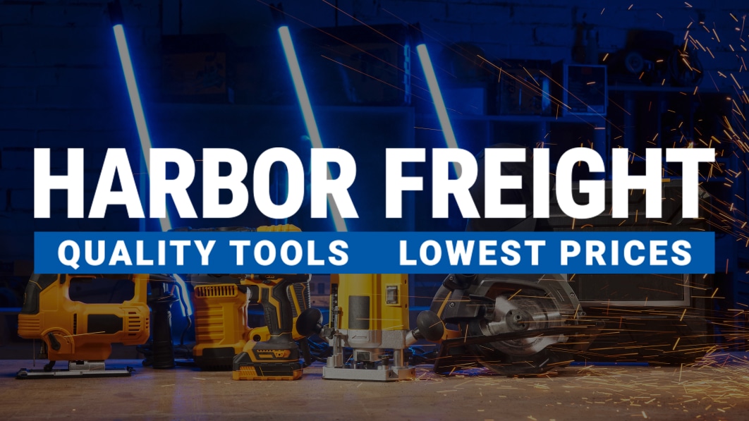 Save up to 59% on hand tools, power tools, car accessories and more at Harbor Freight right now