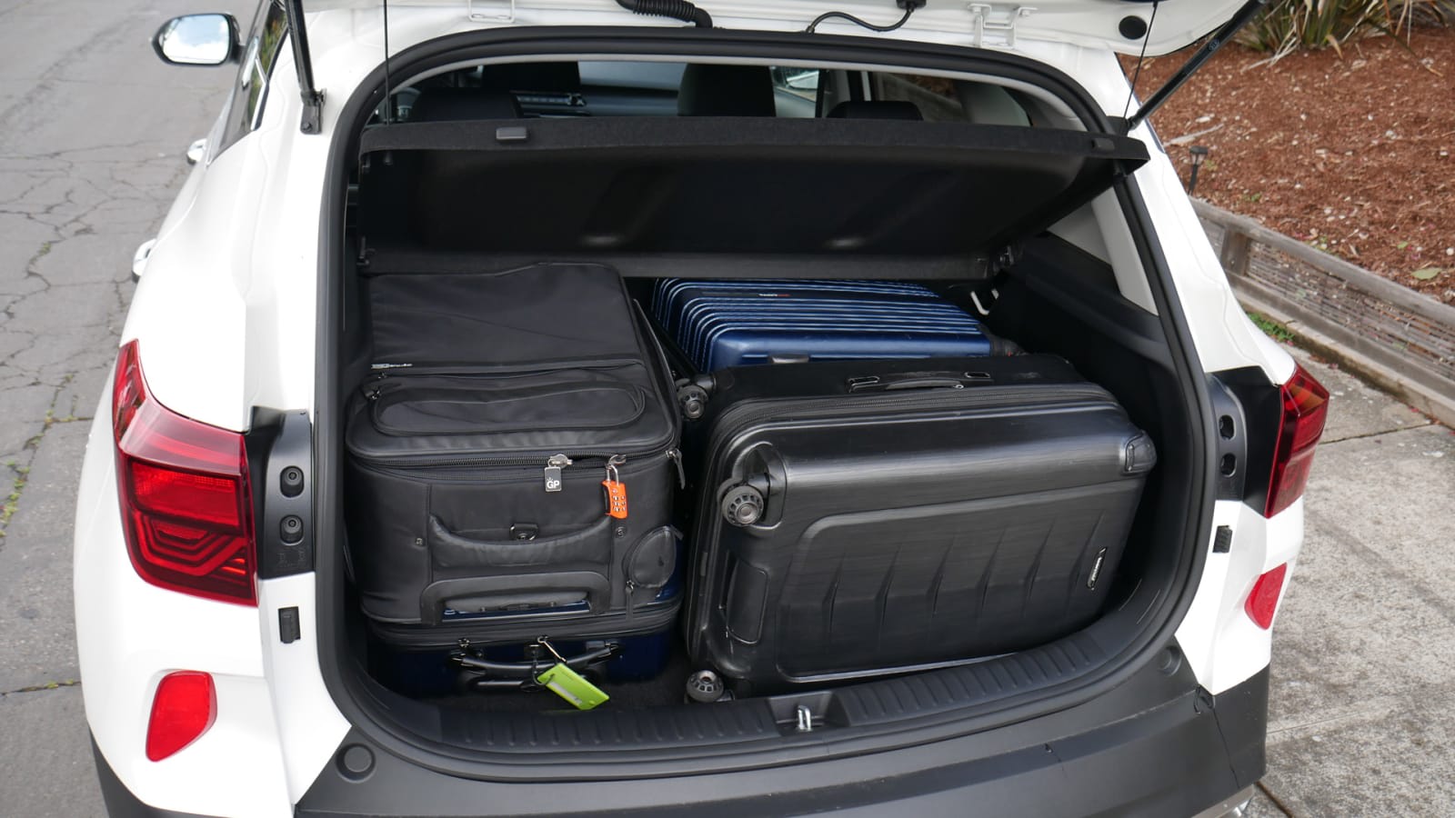 2021 Kia Seltos Luggage Test How Big Is The Trunk Cargo