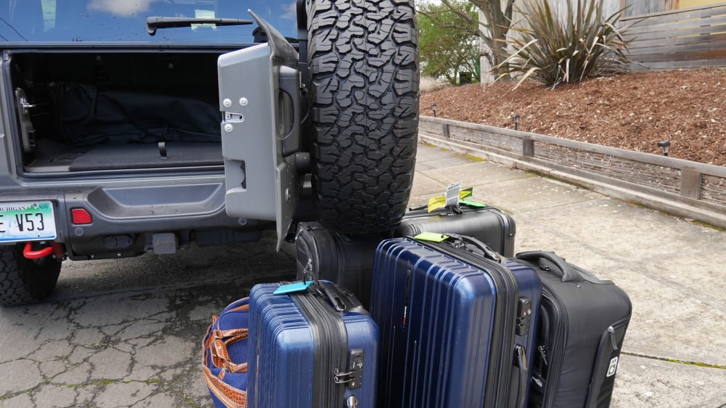 Jeep Wrangler Luggage Test | How much cargo space? - Autoblog