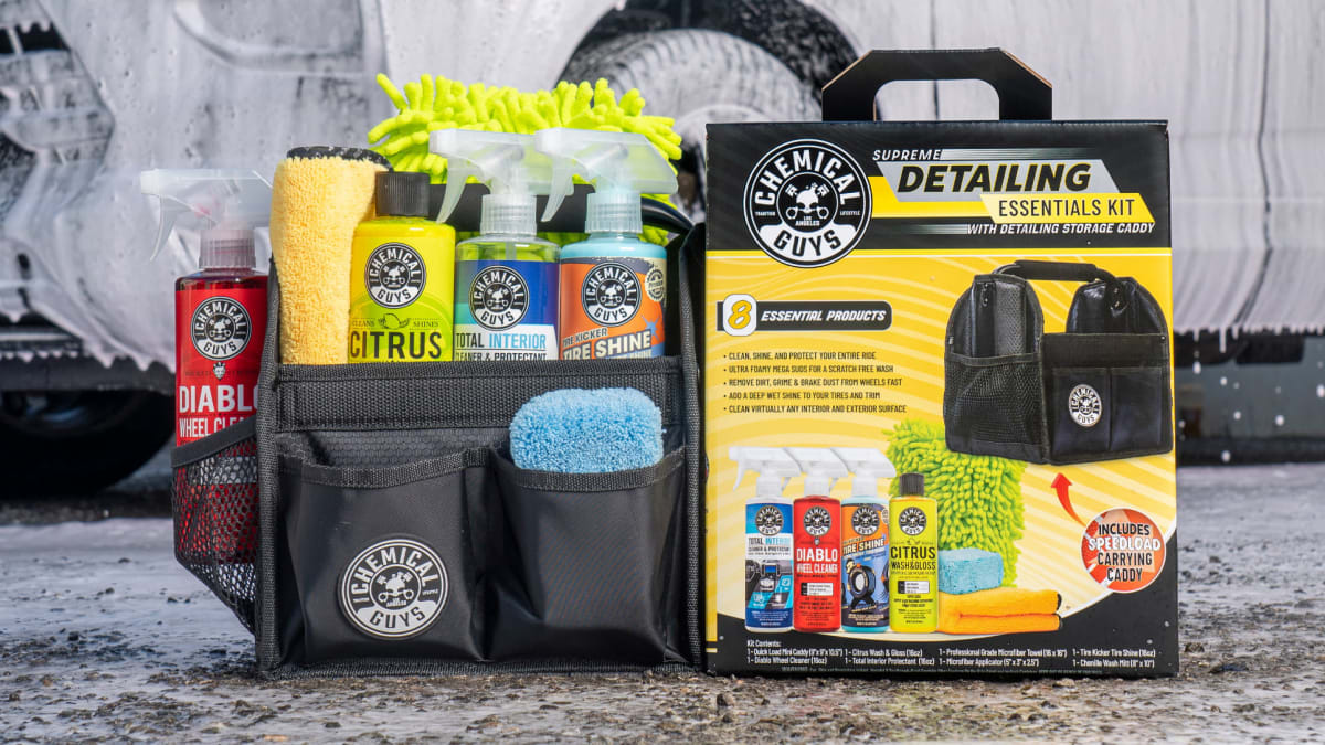 This Chemical Guys Supreme Detailing Essentials Kit is a giant 66
