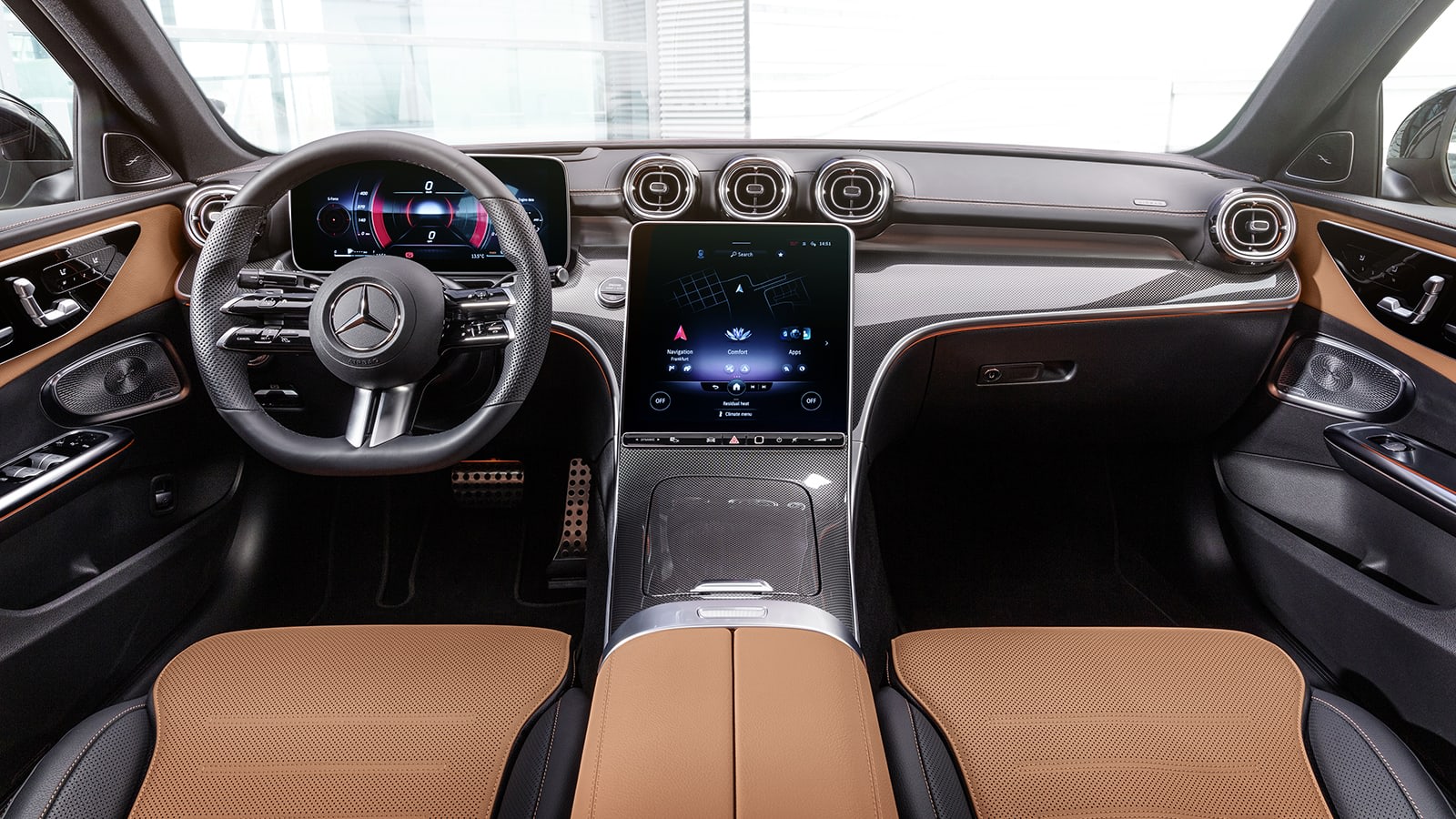 2022 Mercedes-Benz C-Class revealed with S-Class-style interior