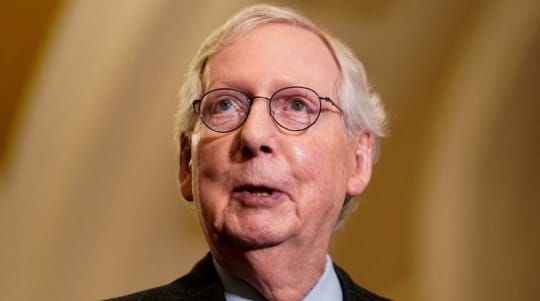 Top U.S. Republican McConnell back home after suffering concussion